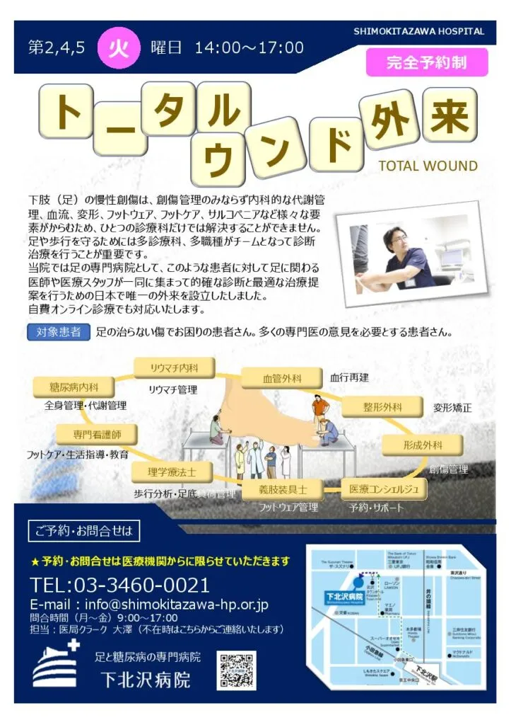 足のきず総合外来
